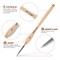 Golden Maple Miniature Paint Brushes, 15PC Model Brushes Micro Detail Paint Brush Set, Fine Detailing for Acrylics, Oils, Watercolors & Paint by Number, Figurine (Wood Color)